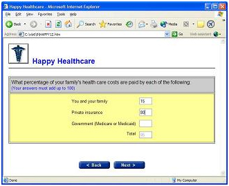 An example of our Web Survey Software